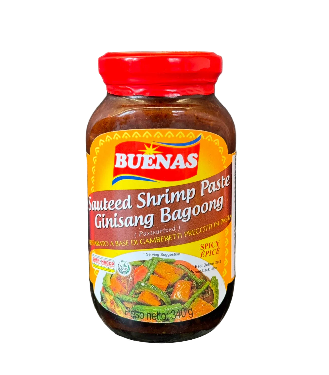 Buenas Sauteed Shrimp Fry Spicy 340g
