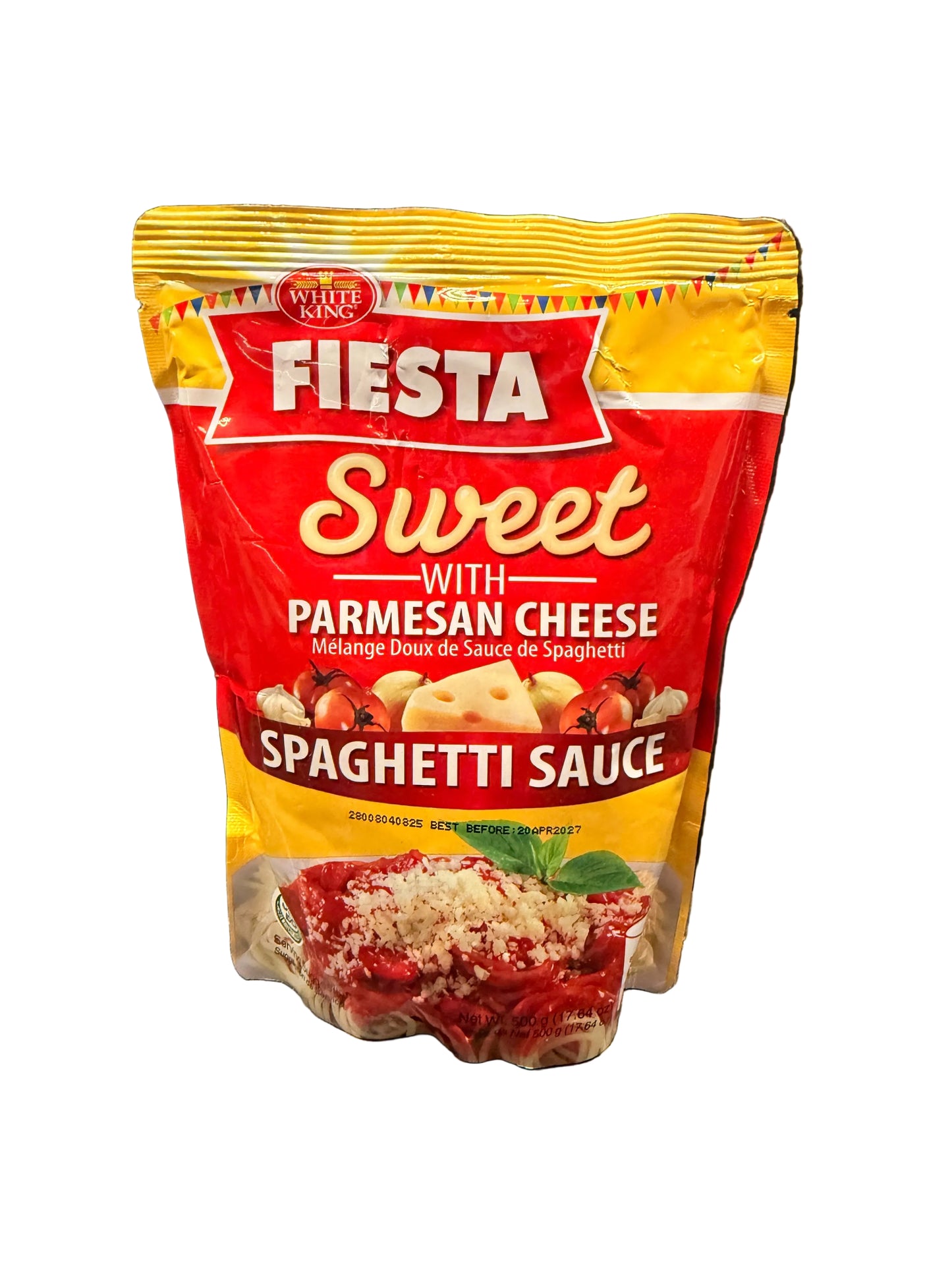 White King Fiesta Sweet Spaghetti with Parmeesan 500g