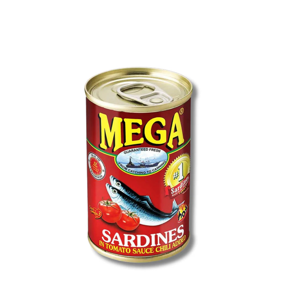Mega Sardines in Tomato Sauce With Chili 155g