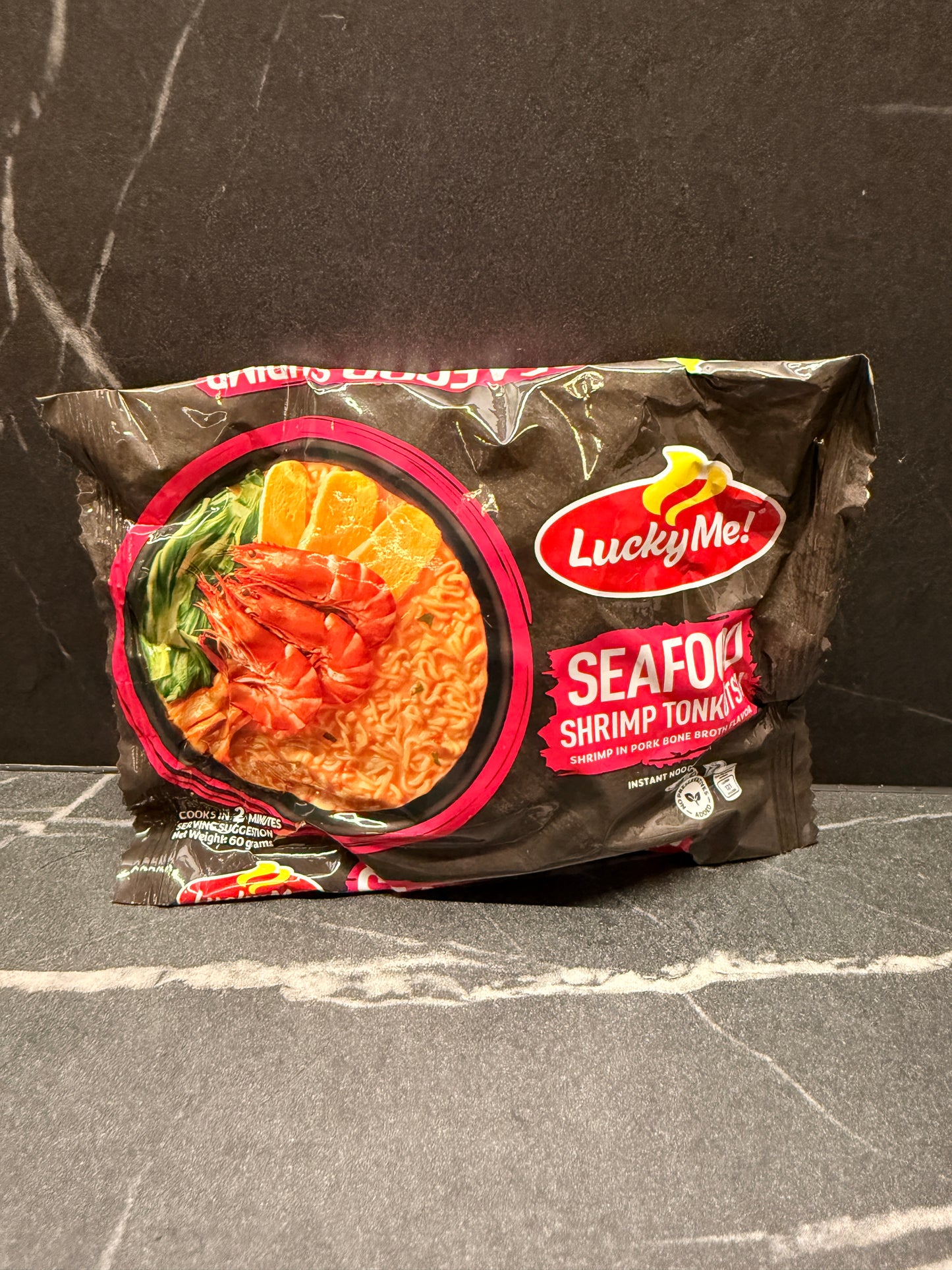 Lucky Me Seafood Shrimp Tonkotsu 60g