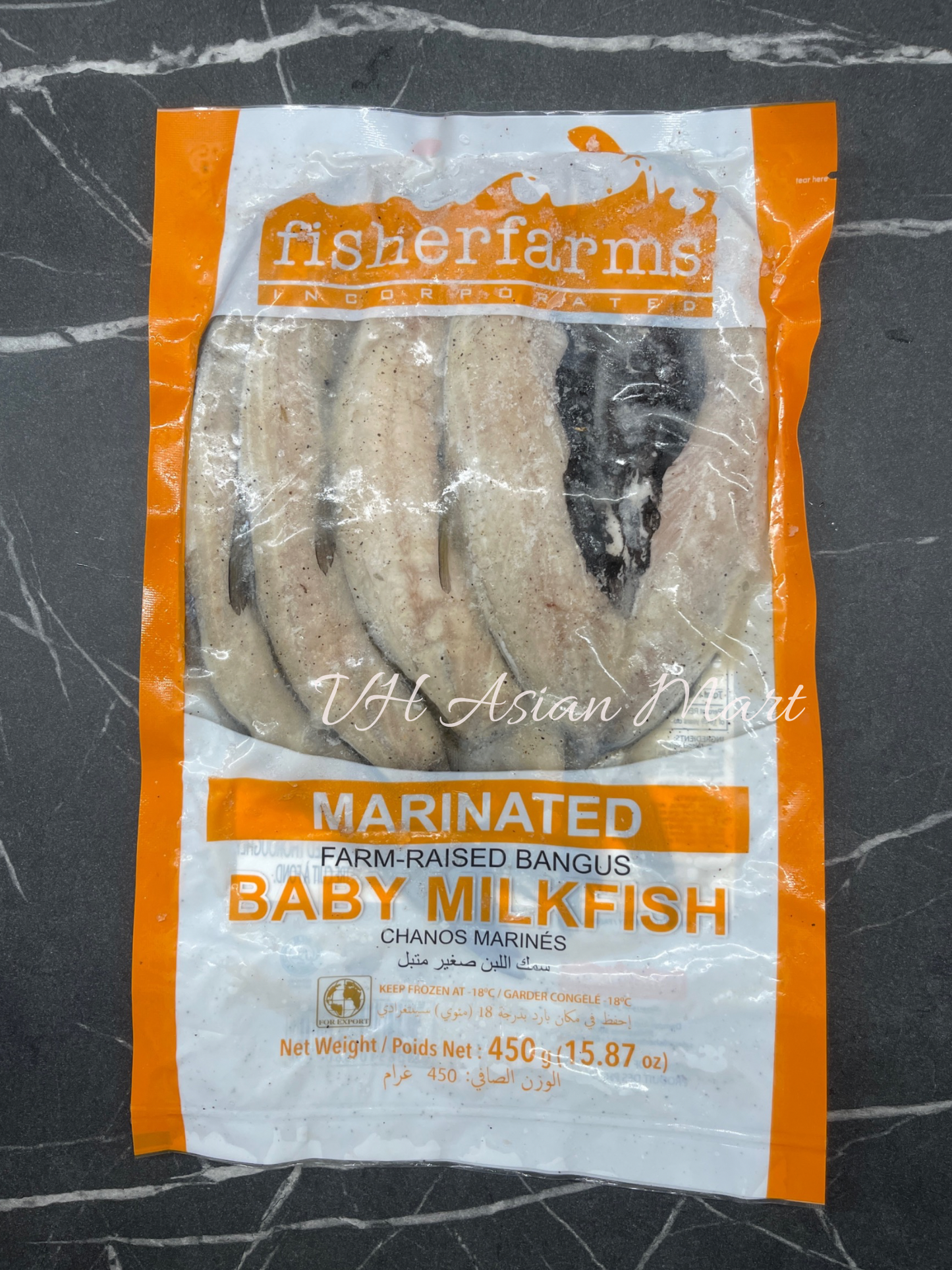 Fisher Farms Marinated Baby Bangus 450g