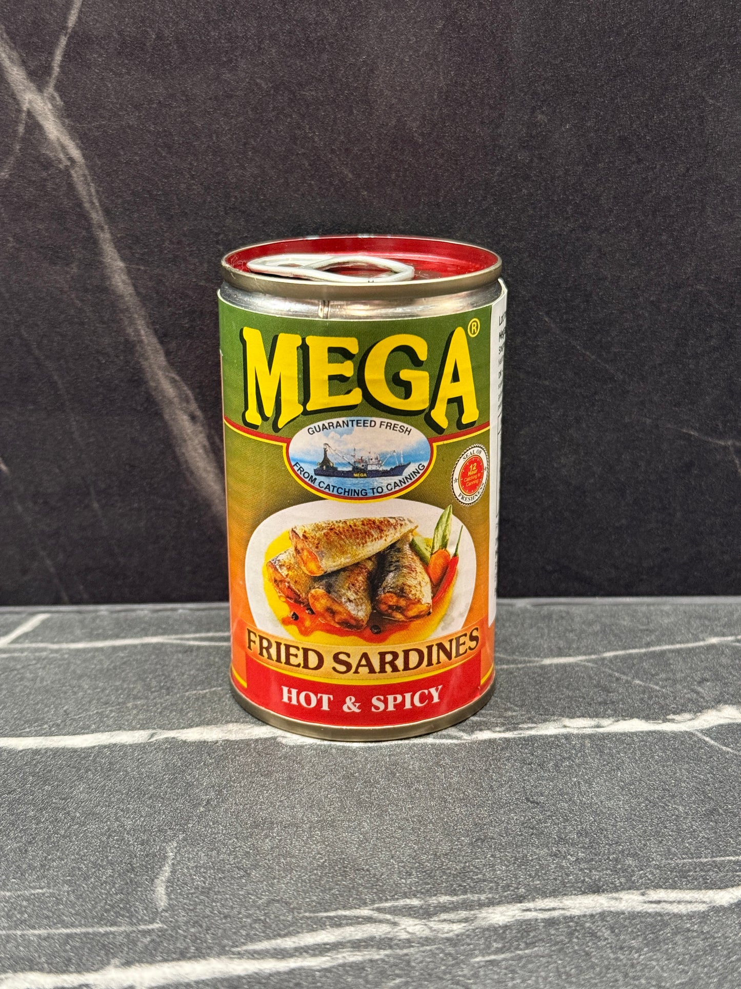 Mega Fried Sardines Spicy 155g