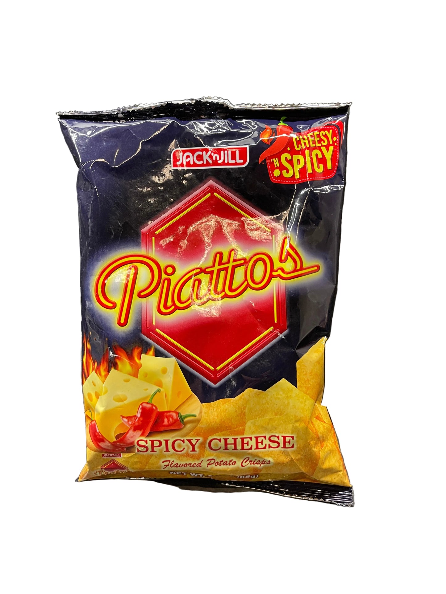 Jack 'n Jill Piattos Spicy Cheese 85g
