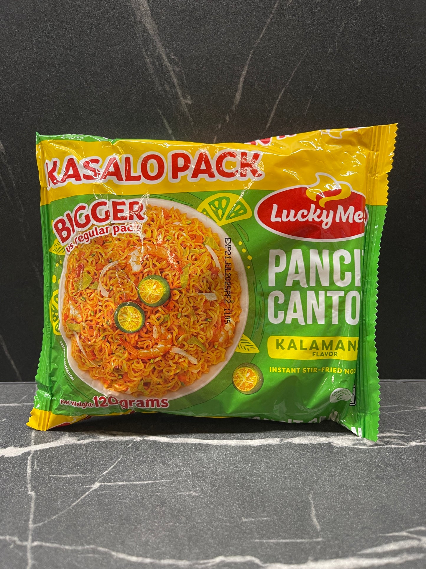 Lucky Me Pancit Canton Kalamansi Kasalo Pack 120g
