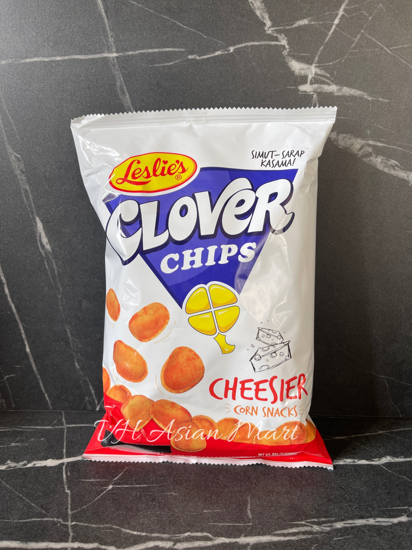 Leslies Clover Chips Cheese 85g