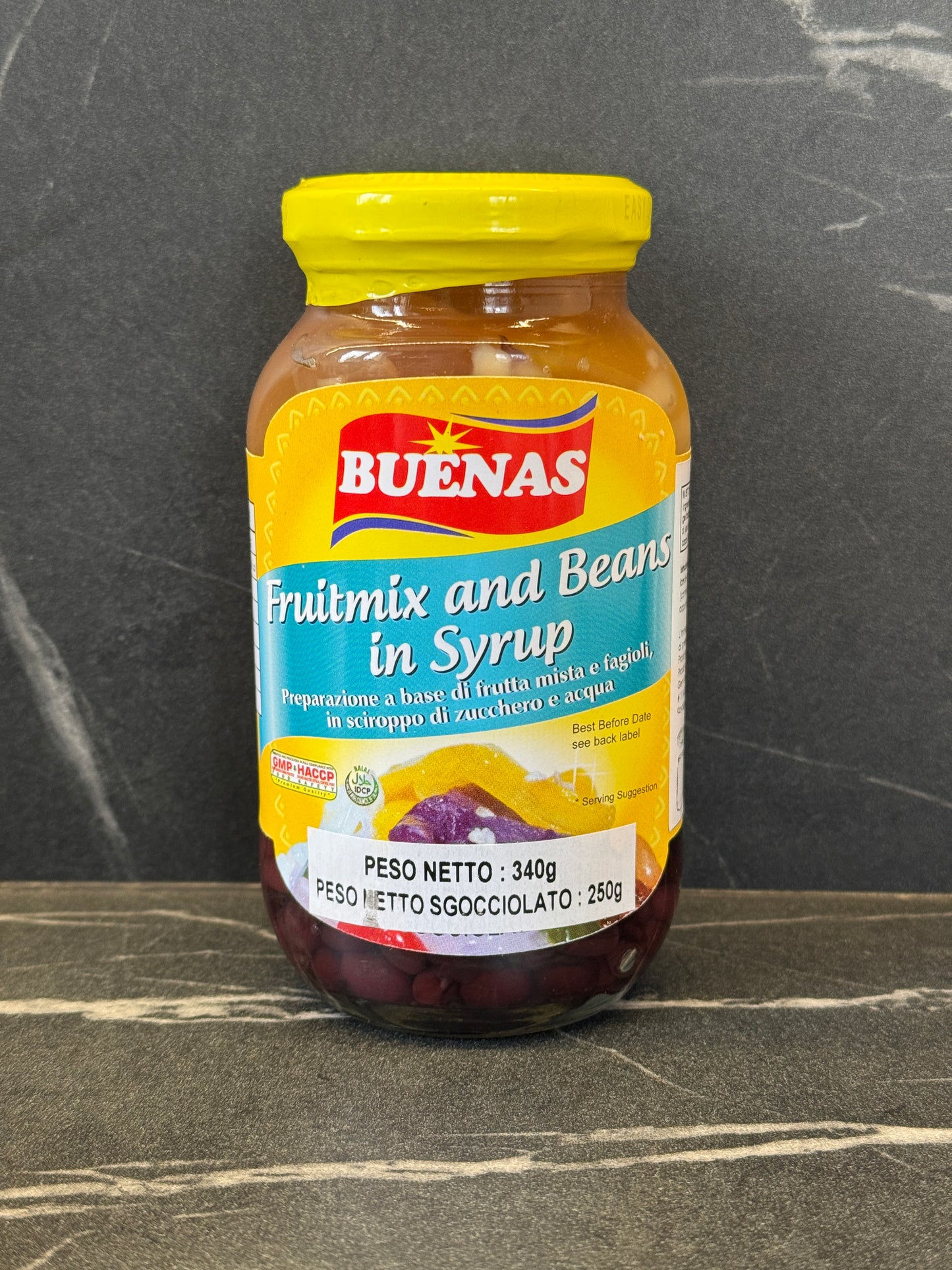 Buenas Mixed Fruit & Beans Halo-Halo 340g