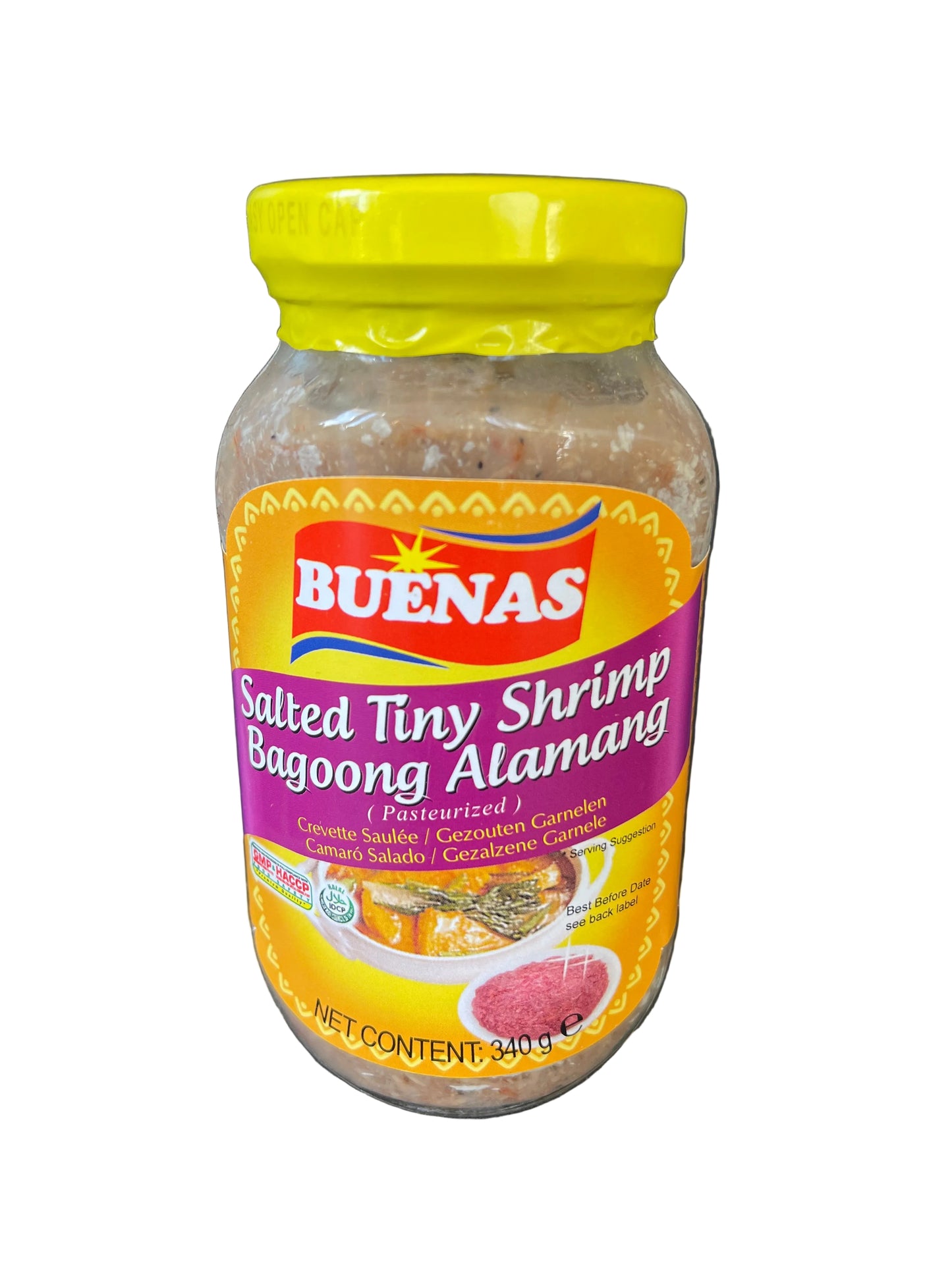 Buenas Salted Tiny Shrimp Bagoong Alamang 340g