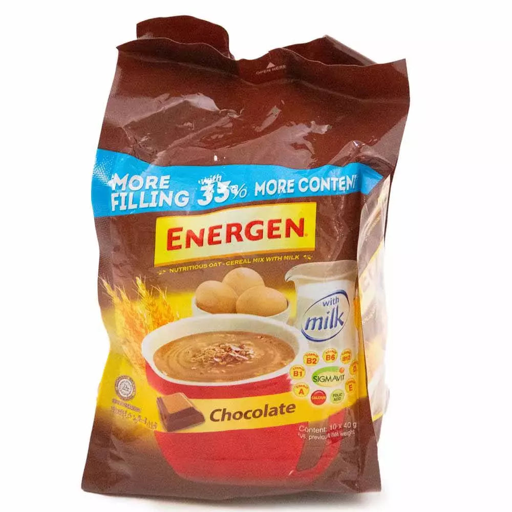 Energen Chocolate Cereal Drink 10x40g