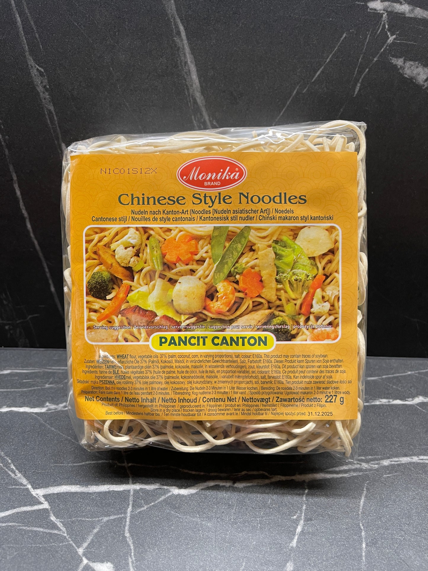 Monika Pancit Canton Chinese Style Noodles 227 g