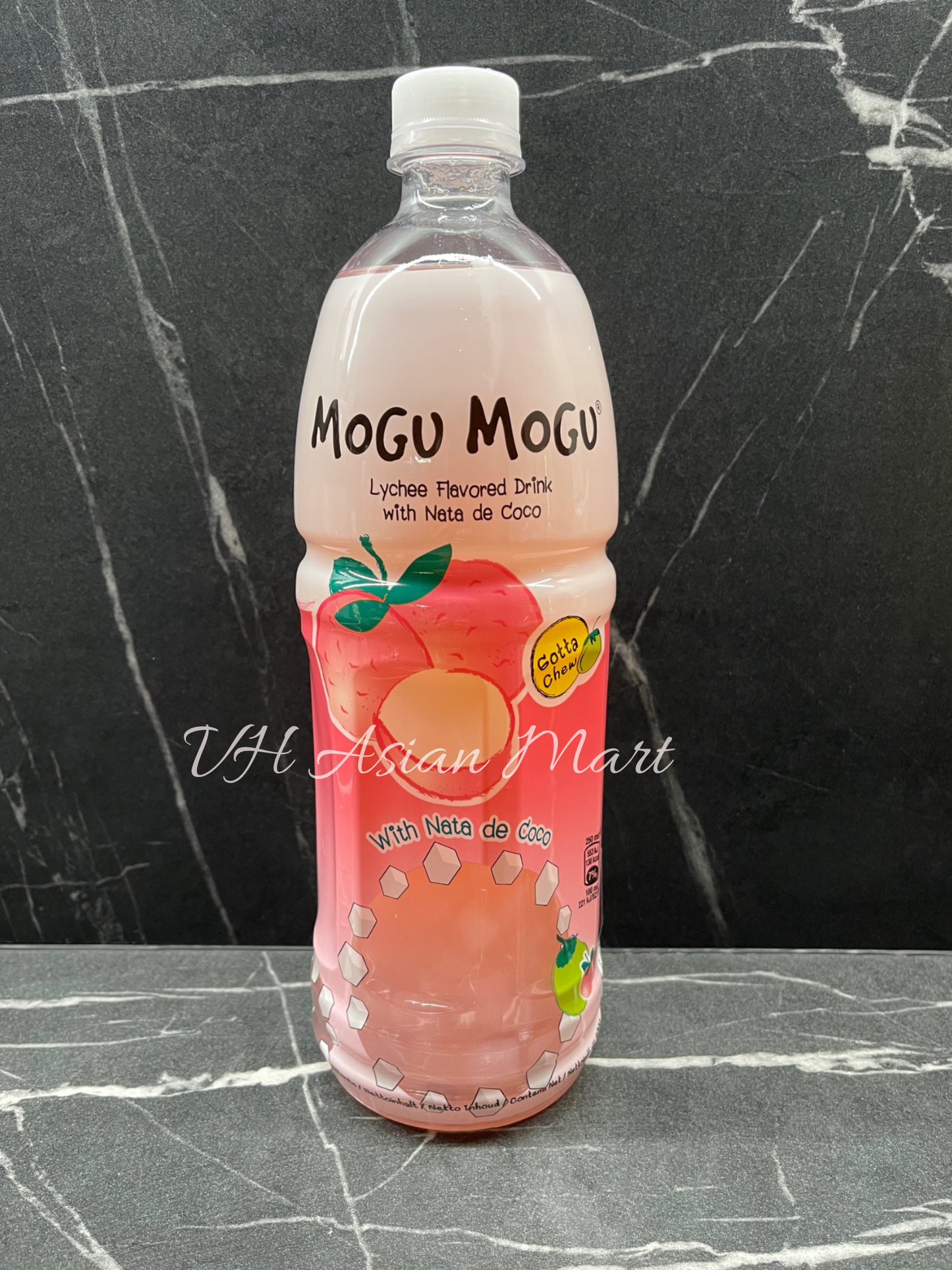 Mogu Mogu Lychee Drink with Nata de Coco 1L