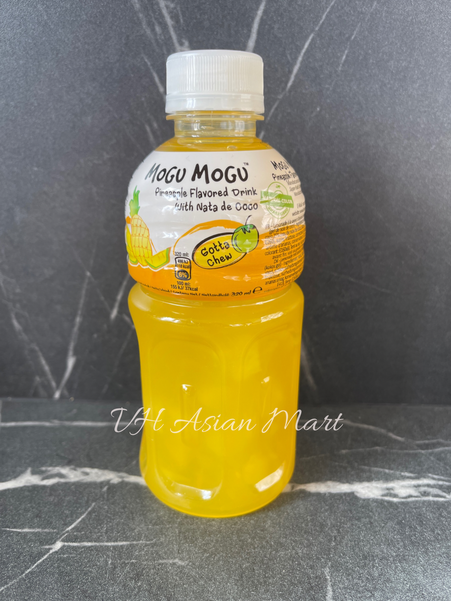 Mogu Mogu Pineapple Drink with Nata De Coco 320ml