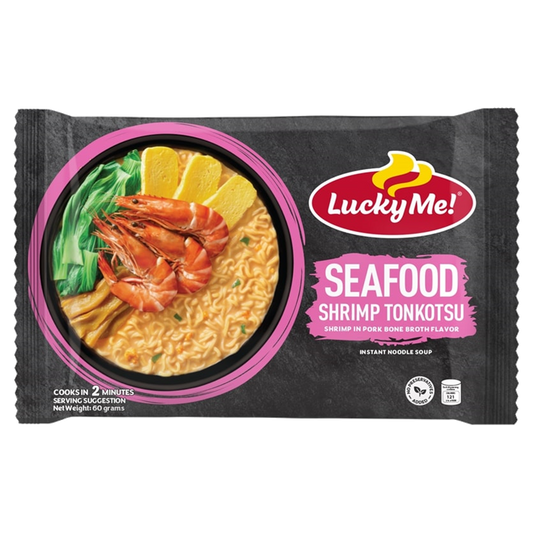 Lucky Me Seafood Shrimp Tonkotsu 60g