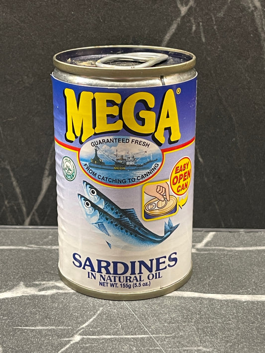 Mega Sardines in Oil 155g