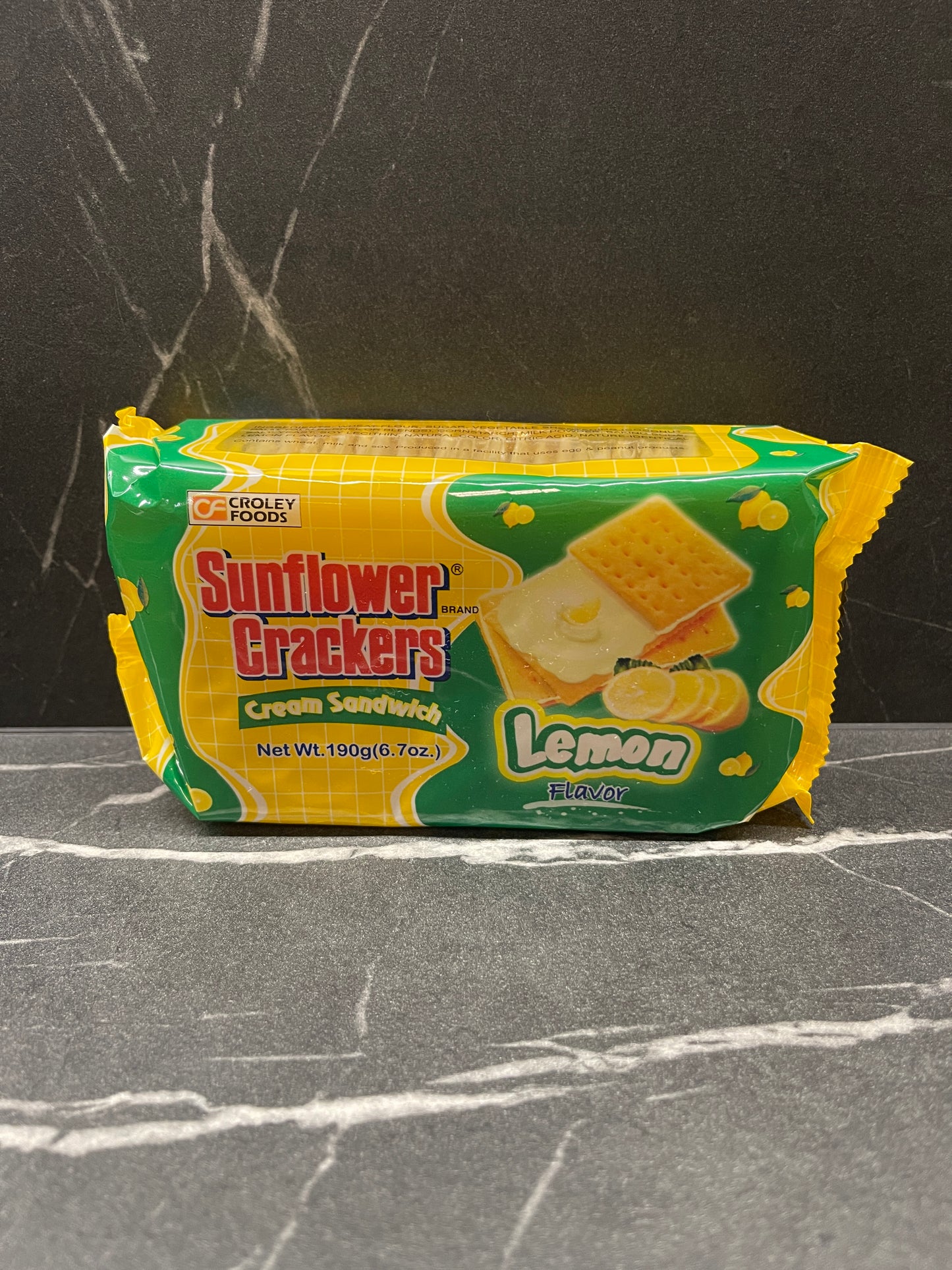 Sunflower Lemon Cream Crackers