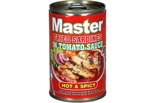 Master Fried Sardines Hot Spicy 155g