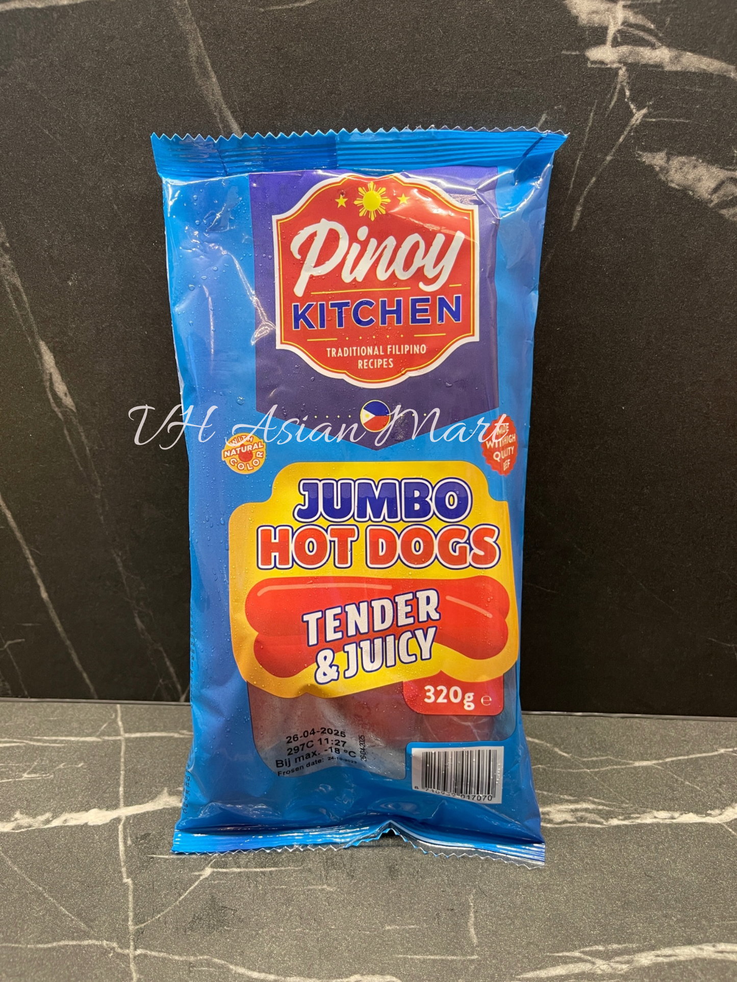 Pinoy Kitchen Jumbo Hotdog 320g