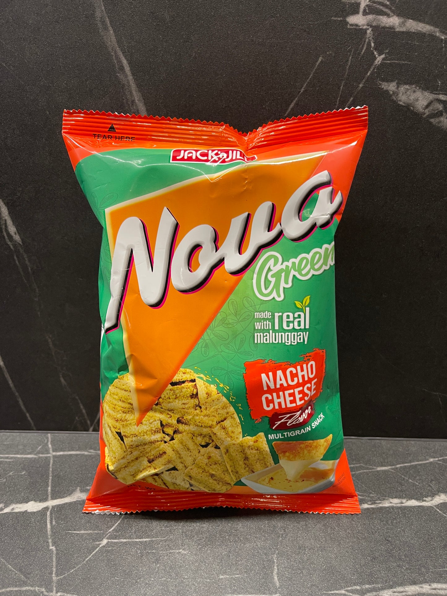 Jack 'n Jill Nova Greens with Malunggay and Nacho Cheese Flavor 78g