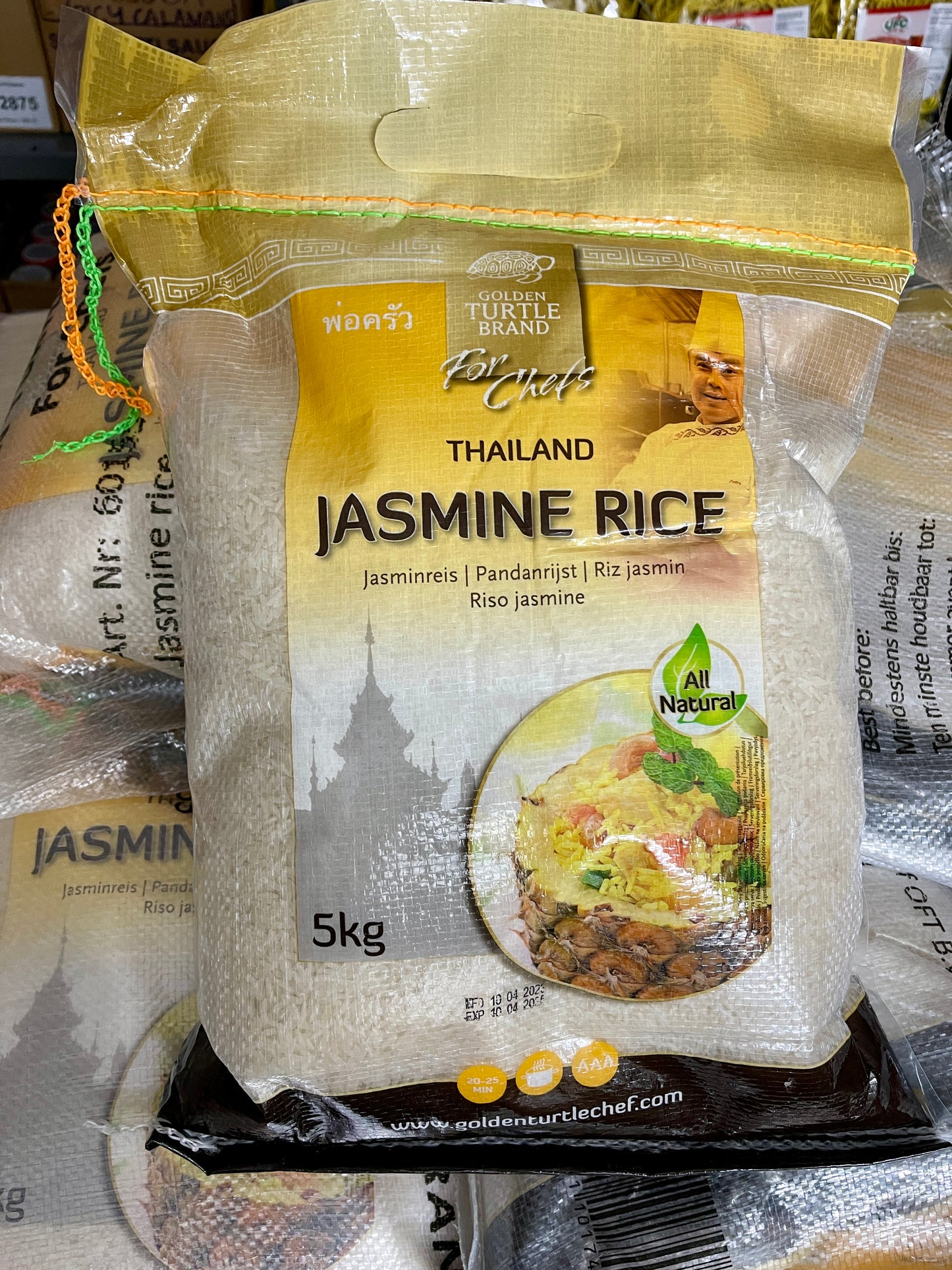 Golden Turtle Jasmine Rice 5kgs