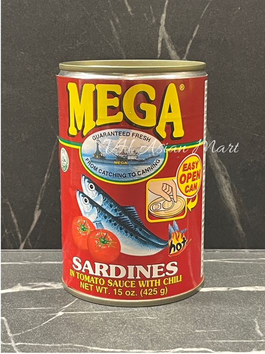 Mega Sardines in Tomato Sauce With Chili 425G