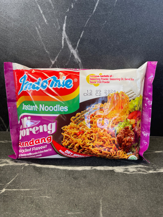 Indo Mie Mi Goreng Rendang ( Beef Flavor ) 80g