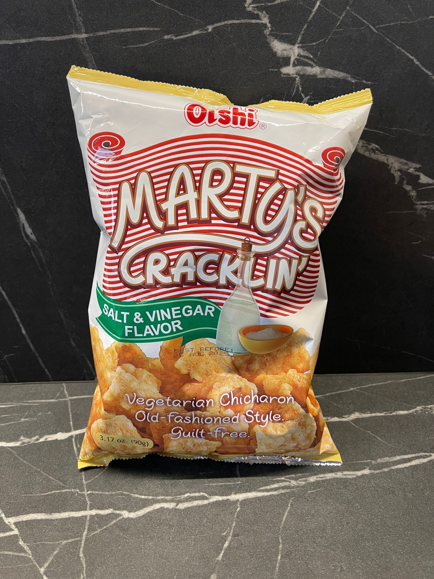 Martys Cracklin Salt & Vinegar 90g