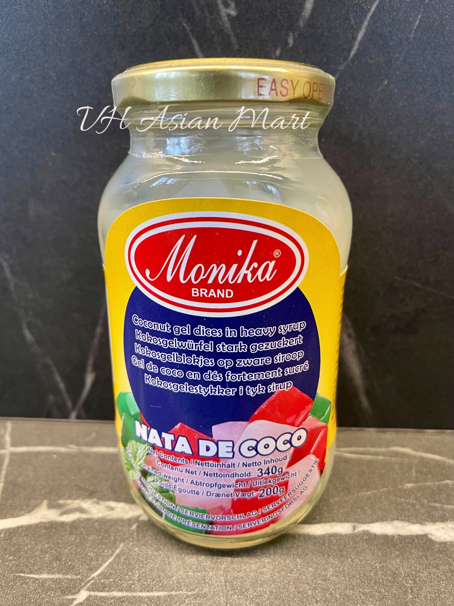 Monika Nata de Coco White in Heavy Syrup 340g