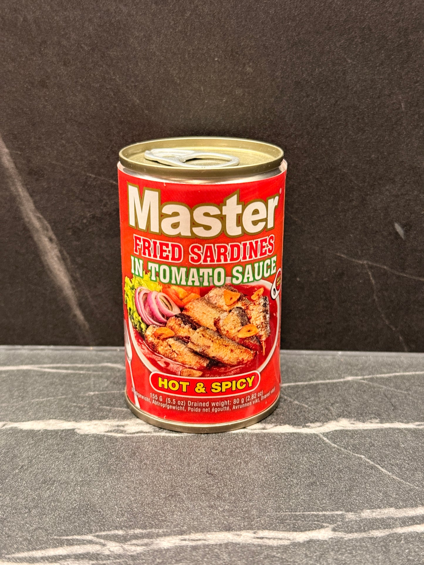 Master Fried Sardines Hot Spicy 155g