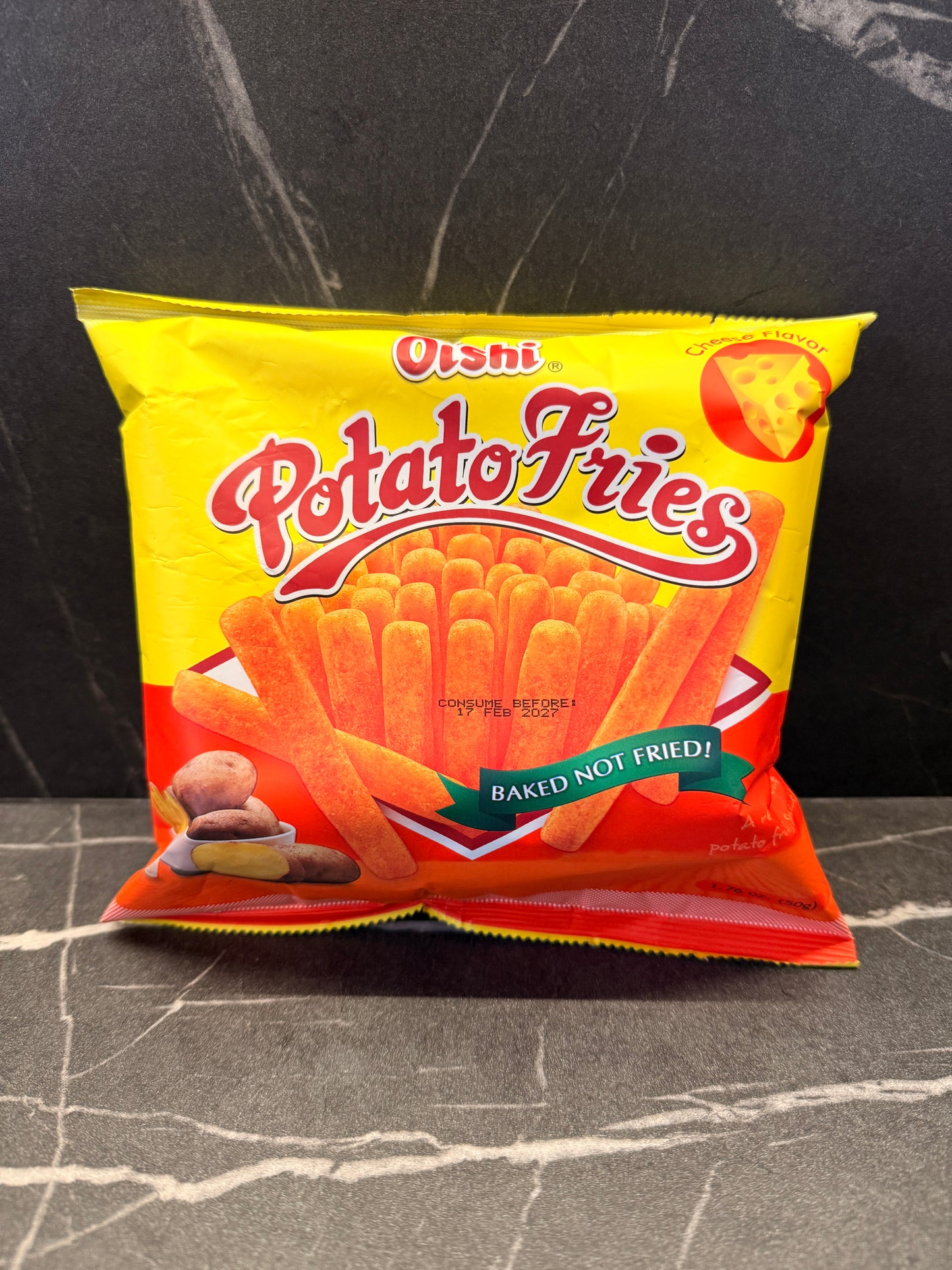 Oishi Potato Fries Cheese 50g