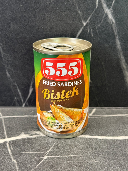 555 Fried Sardines Bistek 155g