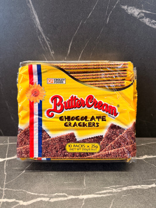 Butter Cream Crackers Chocolate 10x25g