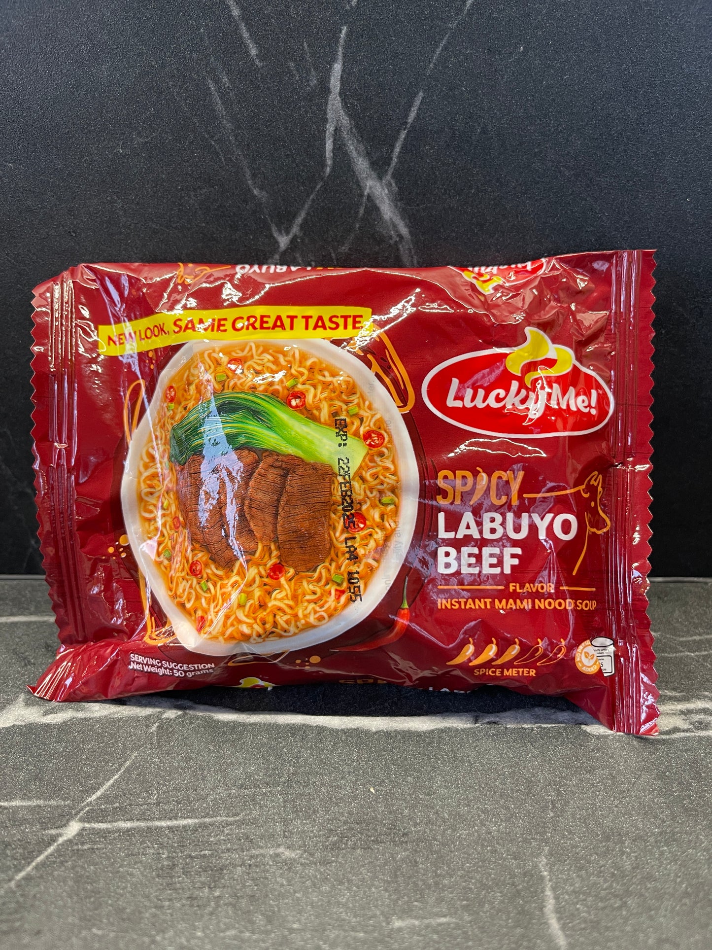 Lucky Me Spicy Labuyo Beef Flavor 50g