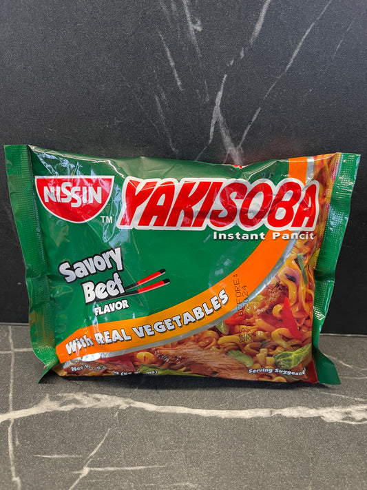 Nissin Yakisoba Savory Beef 59g