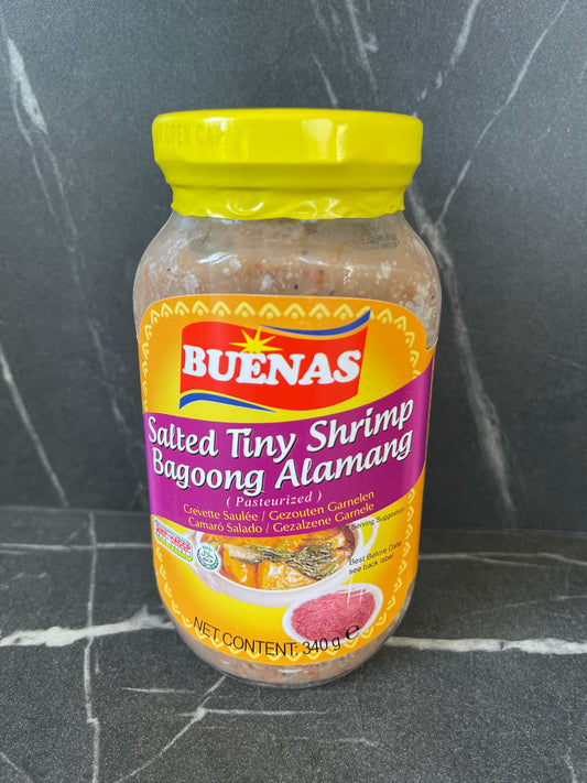 Buenas Salted Tiny Shrimp Bagoong Alamang 340g