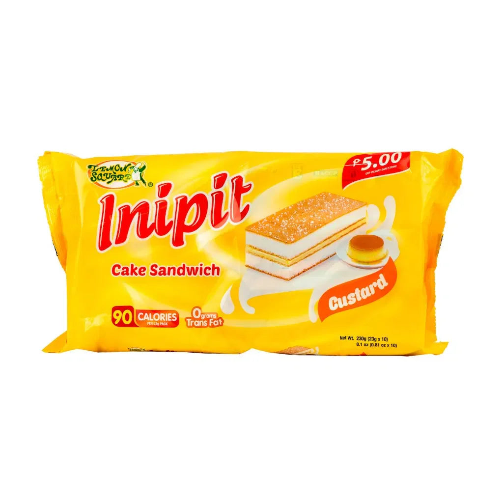 Lemon Square Inipit Custard 10X23g