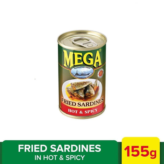 Mega Fried Sardines Spicy 155g